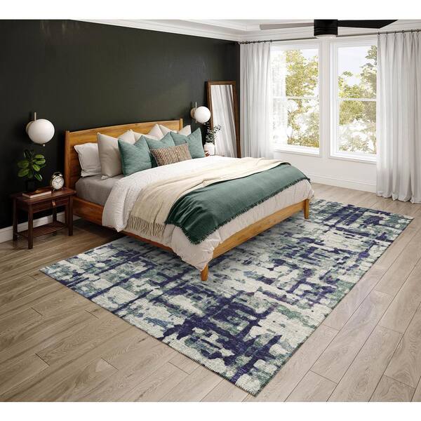 Alise Rugs Linx Industrial Abstract Indoor Area Rug 7'10'' x 10'2'' 8' x  10' Indoor Living Room, Bedroom, Dining Room