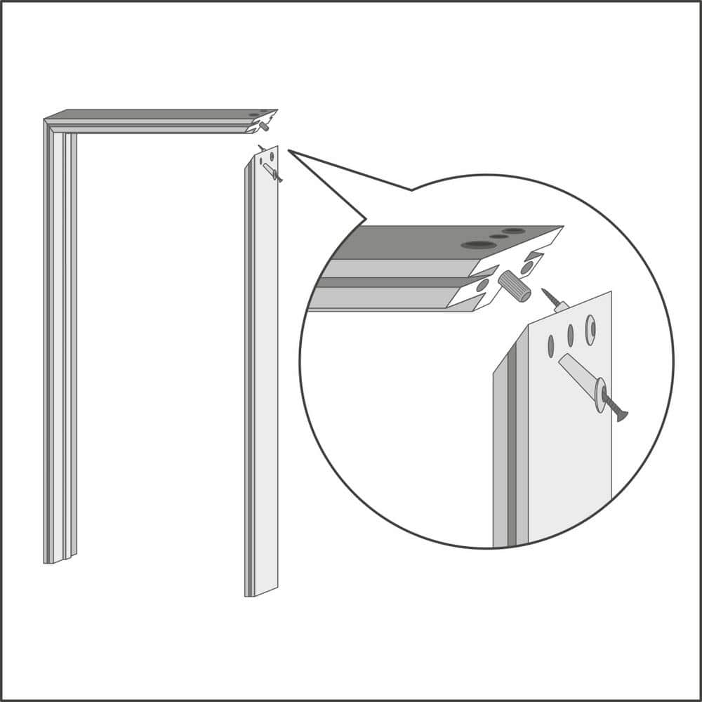 Bianco Noble Frosted Glass Composite Prehung Interior Door