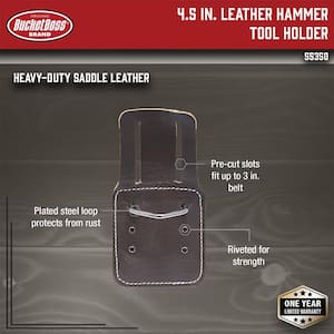 McGuire-Nicholas 3.5 in. Leather Hammer Holder 4DM-439 - The Home Depot