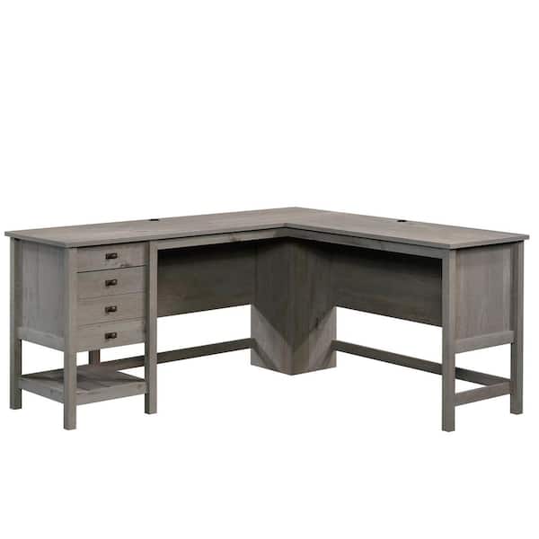 Shop our Modern L-Shaped Desk with Gold Frame by Sauder