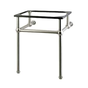 Templeton Brass Console Sink Leg in Brushed Nickel