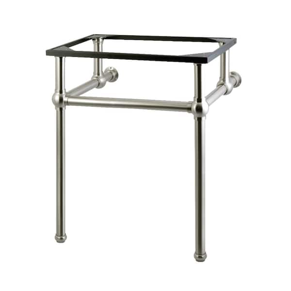 Kingston Brass Templeton Brass Console Sink Leg in Brushed Nickel