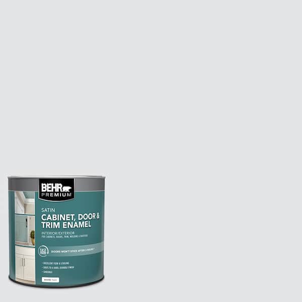 BEHR PREMIUM 1 qt. #MQ3-31 Dutch White Satin Enamel Interior/Exterior Cabinet, Door & Trim Paint