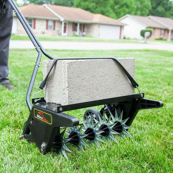 Brinly-Hardy Brinly 20 in. Push Spike Aerator with 3D Steel Tines