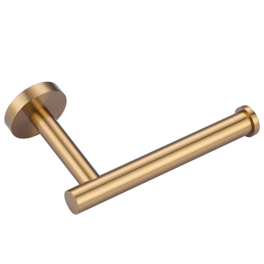 1-Pack Stainless Steel Wall-Mount Single Post Toilet Paper Holder in Gold price history on PriceWatchPro