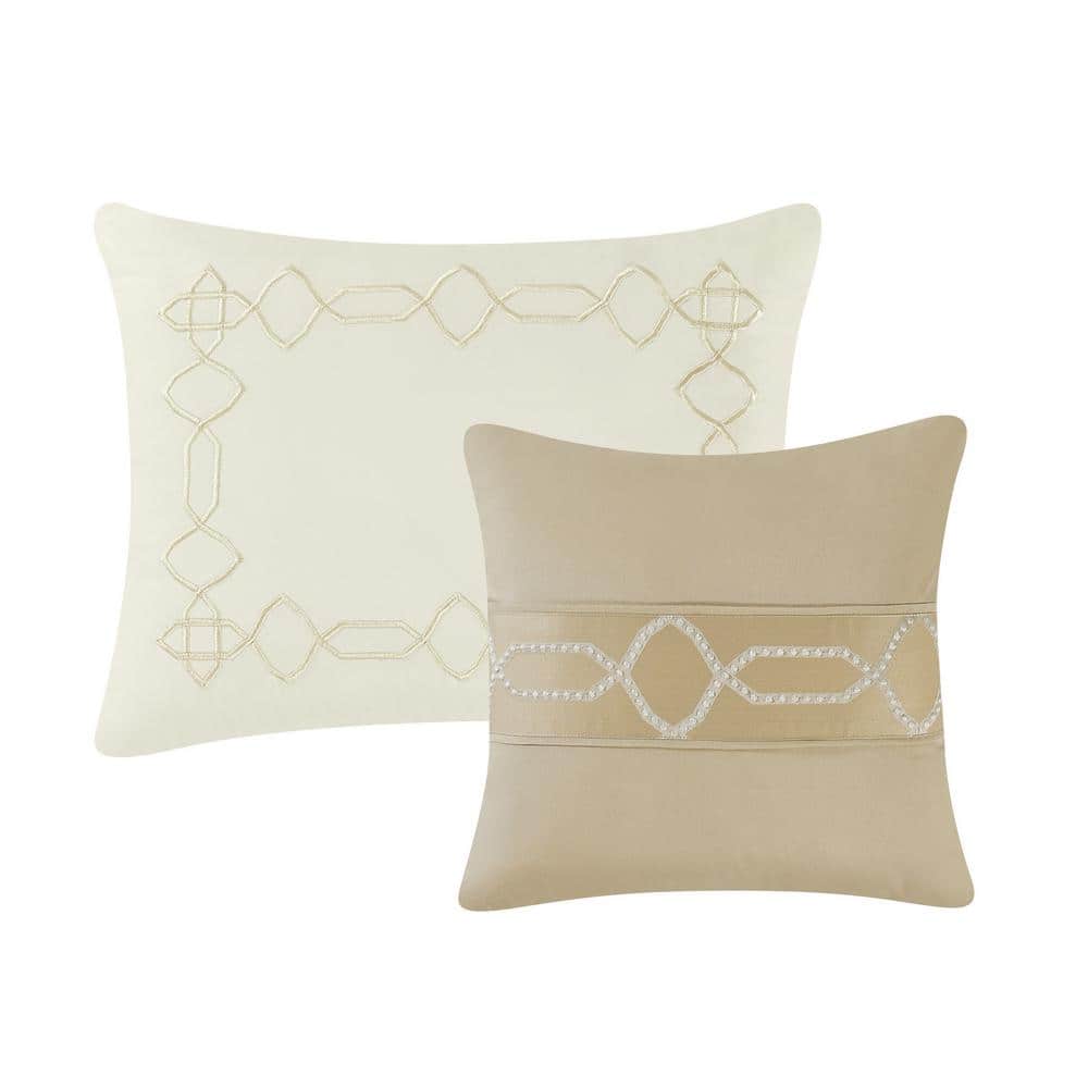 Victoria Gold Microfiber Queen Bed in a Bag Set