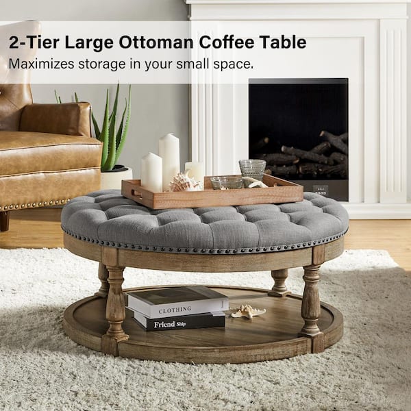 diy round ottoman coffee table