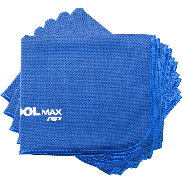 EZ-Cool Max Navy Wicking Hollow Fiber Evaporative Cooling Towel (10-Pack)