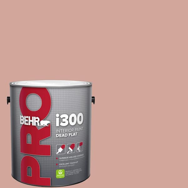 BEHR PRO 1 gal. #200E-3 Cinnamon Cocoa Dead Flat Interior Paint