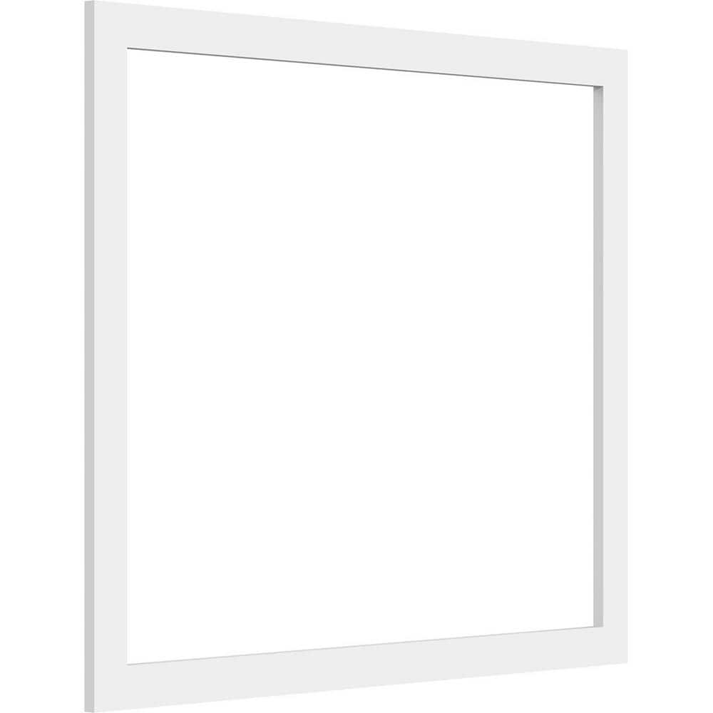 Ekena Millwork 3/8 in. x 28 in. x 24 in. Prescott White PVC Decorative ...