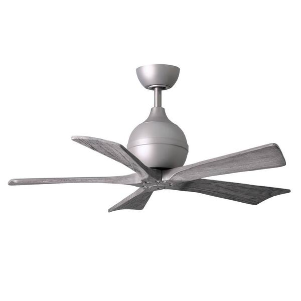 Atlas Irene 42 in. Indoor/Outdoor Brushed Nickel Ceiling Fan with Remote Control and Wall Control