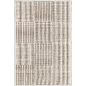 Tiled Wool Rug RUGS USA Montceito Tiled Wool Ivory 10 ft. x 14 ft. Indoor Area Rug ...