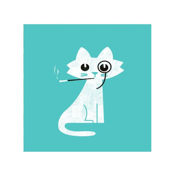 Trademark Fine Art 35 in. x 35 in. Aristocat Canvas Art