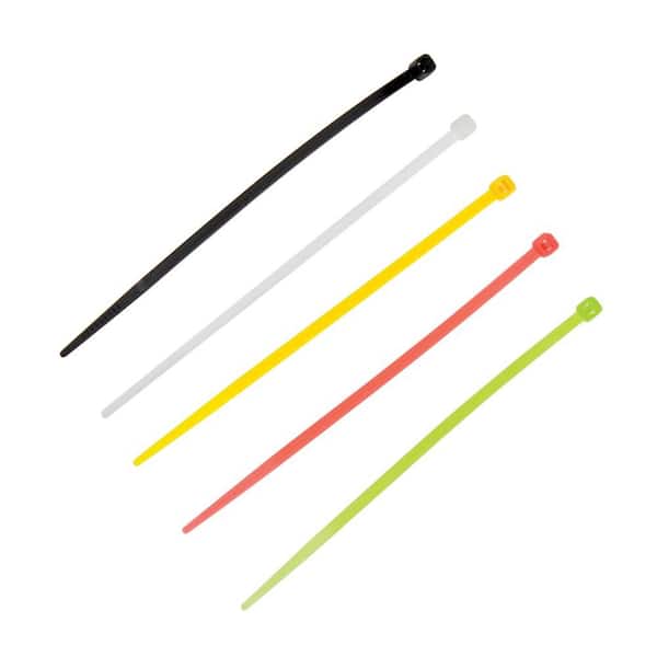 TEKTON 4 in. Assorted Cable Ties (500-Piece)