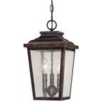 Irvington Manor 3-Light Chelsea Bronze Outdoor Chain Hung