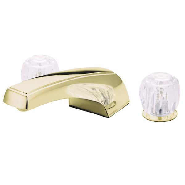 Kingston Brass Roman 2-Handle Deck-Mount Roman Tub Faucet in Polished Brass (Valve Included)