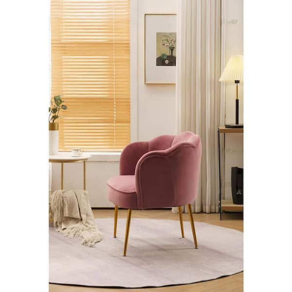 Pink velvet 2025 chair target