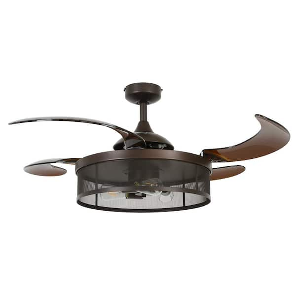 Fanaway Meridian 48 in. Oil Rubbed Bronze AC Ceiling Fan with Light