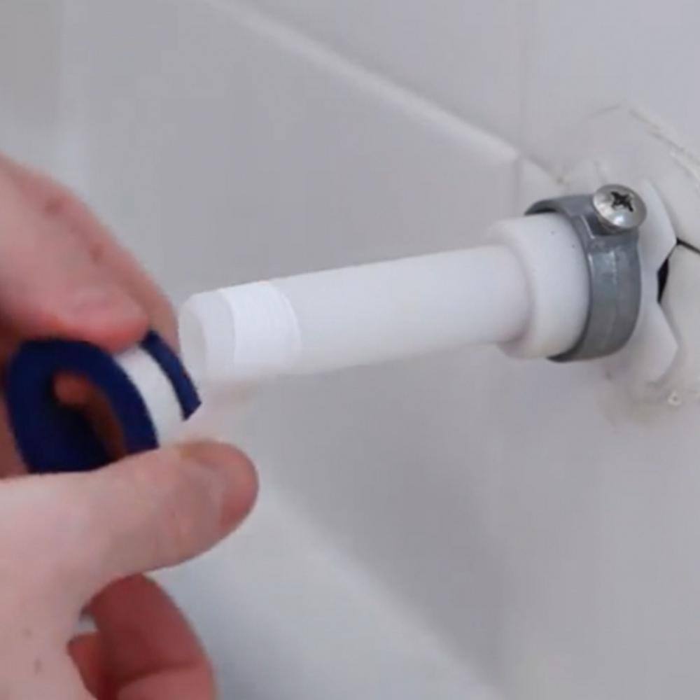 Chrome 6 Inch Tub Spout with Pull Up Diverter
