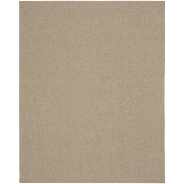 Natural Harmony Hampton Wheat 9 ft. x 12 ft. Custom Area Rug with Pad