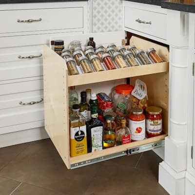Made-To-Fit Customizable Adjustable Tier Tower Cabinet Organizer