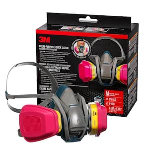 OV/AG P100 Pro Multi-Purpose Reusable Respirator with Quick Latch, Size Medium