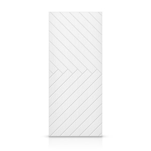 36 in. x 80 in. Hollow Core White Stained Composite MDF Interior Door Slab