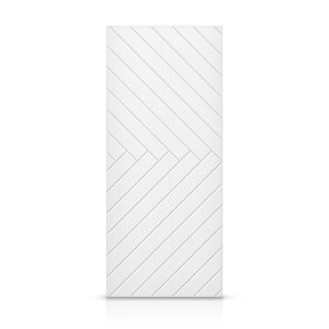 36 in. x 84 in. Hollow Core White Stained Composite MDF Interior Door Slab