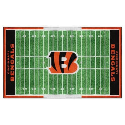 FANMATS NFL - Cincinnati Bengals 30 in. x 72 in. Indoor Ticket Runner Rug  23116 - The Home Depot