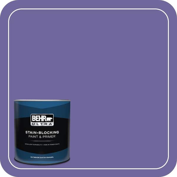 BEHR ULTRA 1 qt. #630B-7 Pandora Satin Enamel Exterior Paint & Primer