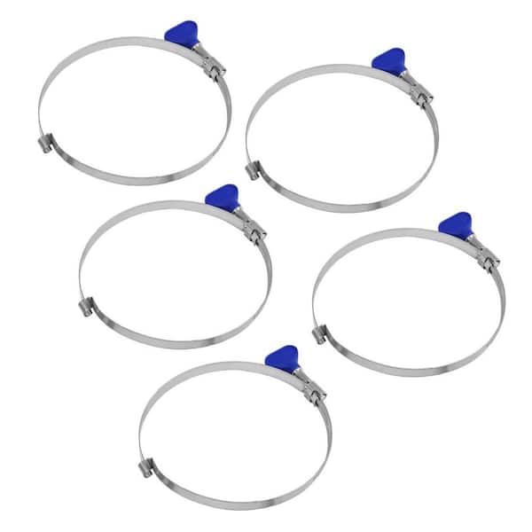Left Hand Bridge Hose Clamp with 4 in. capacity (5-Pack)