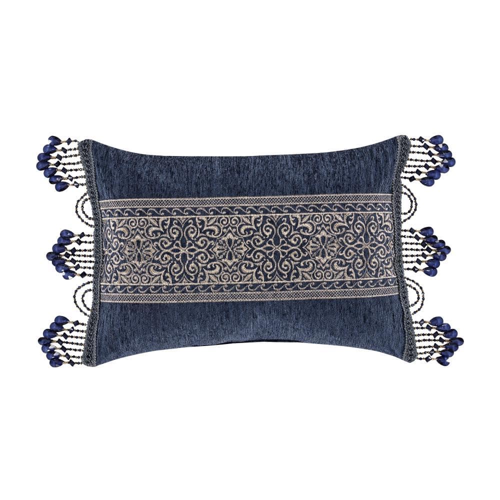 Bayonne Polyester Boudoir Decorative Throw Pillow 15X22