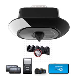 Chamberlain 3/4 HP LED Video Quiet Belt Drive Smart Garage Door Opener with  Integrated Camera B4643T - The Home Depot