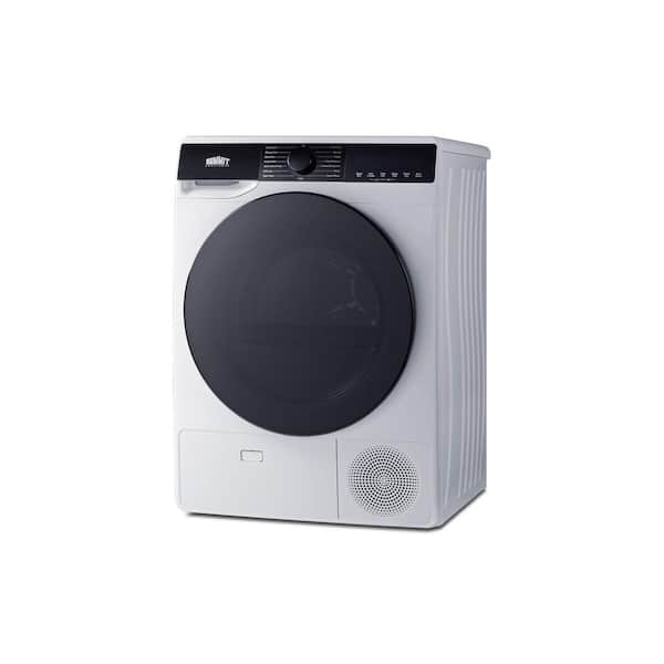 24 in. 4.1 cu.ft. 208/240-Volt Front Load Ventless Heat Pump Dryer in White, ENERGY STAR Certified