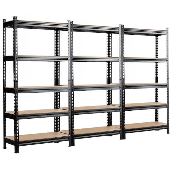 Garage Shelving Units and Storage,Sturdy Easy Assemble Heavy Duty Shelf,Steel Metal Shelves,Large Adjustable Garage Storage Rack,for Warehouse