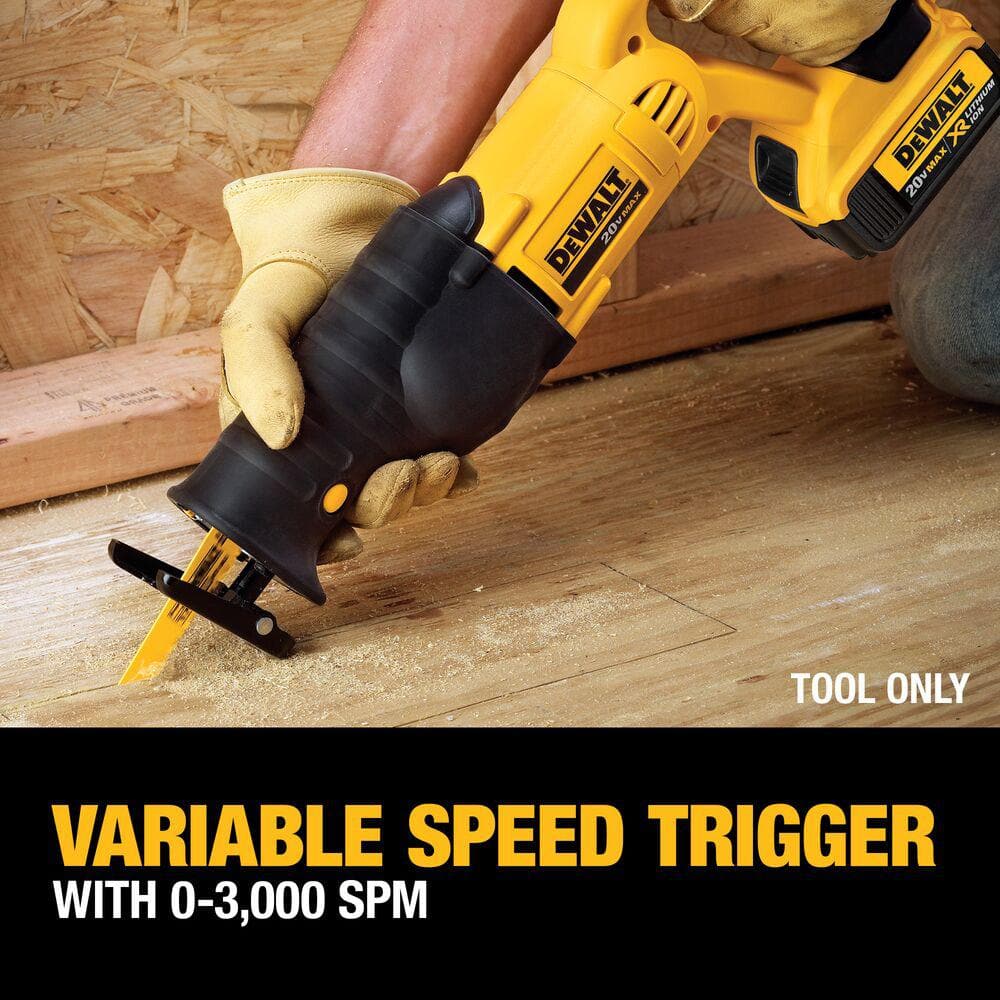 DEWALT 20V MAX Cordless Reciprocating Saw (Tool Only) DCS380B