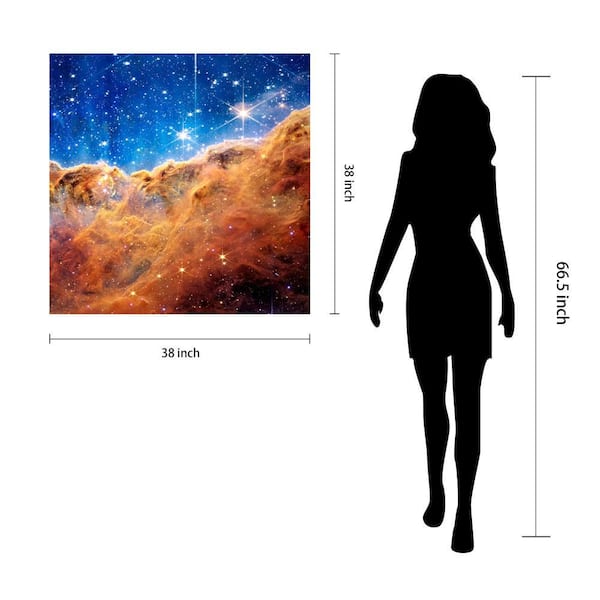 Empire Art Direct Mountains of the Carina Nebula II Free Floating