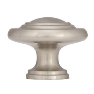 Inspirations 1-3/4 in. (44mm) Classic Satin Nickel Round Cabinet Knob