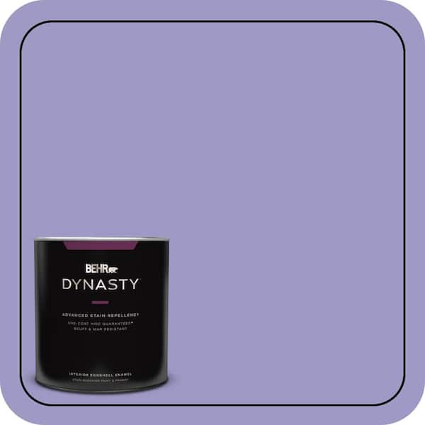 BEHR DYNASTY 1 qt. #630B-5 Majestic Violet Eggshell Enamel Interior Stain-Blocking Paint & Primer