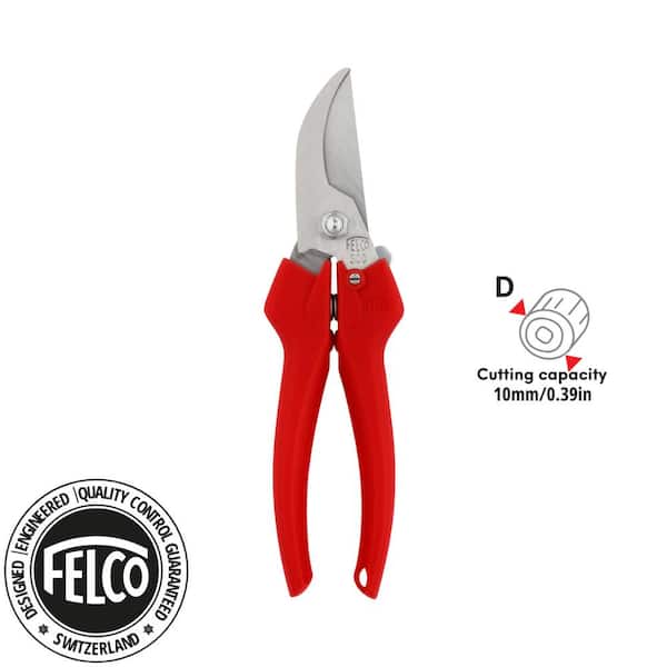 FELCO F300 7.5 in. Floral and Harvest Snip Pruning Shears, Stainless Steel Blade