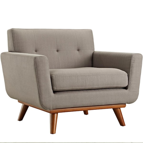 MODWAY Engage Upholstered Armchair in Granite