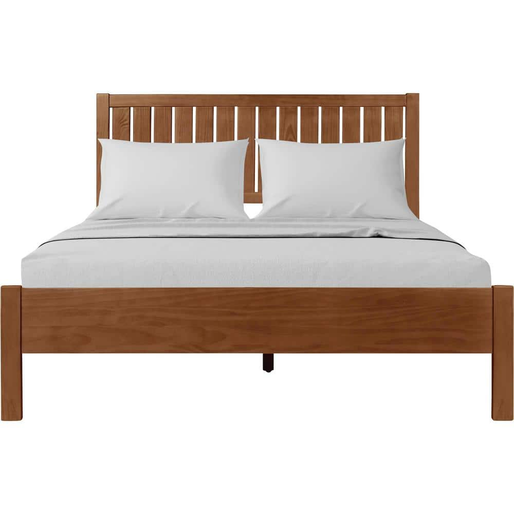 Camden Isle Graham Walnut Brown Wood Frame King Platform Bed 114533 ...