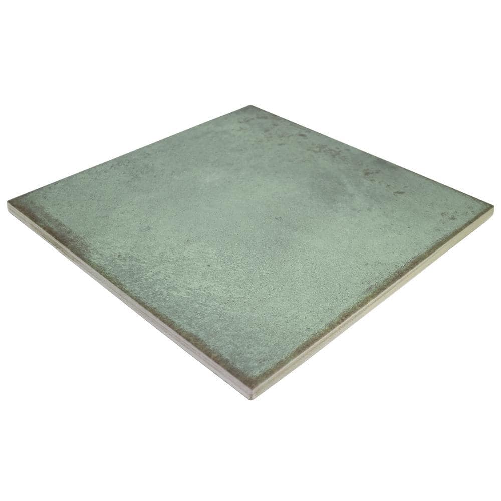 Coronado Green Matte 8" x 8" Porcelain Floor and Wall Tile