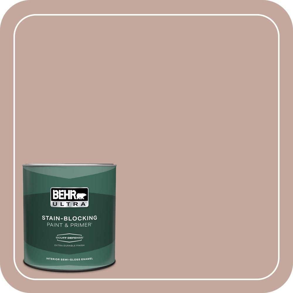 1 qt. Home Decorators Collection #HDC-NT-06 Patchwork Pink Extra Durable Semi-Gloss Enamel Interior Paint & Primer price history on PriceWatchPro