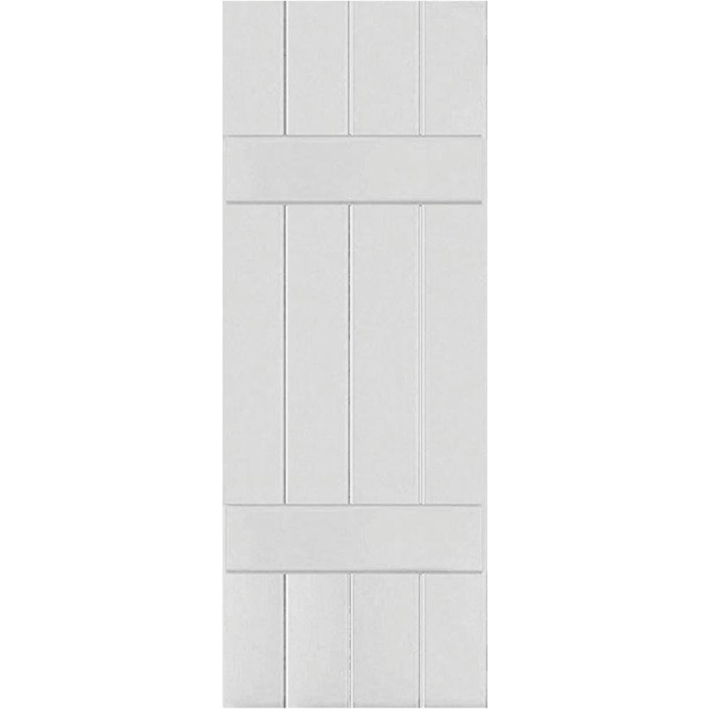 15 in. x 36 in. Exterior Real Wood Pine Board & Batten Shutters Pair Primed price history on PriceWatchPro
