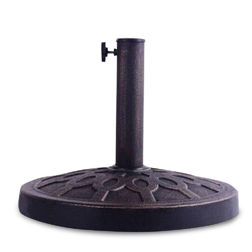 30 lb. 18 in. Heavy Duty Outdoor Market Patio Umbrella Base in Bronze price history on PriceWatchPro