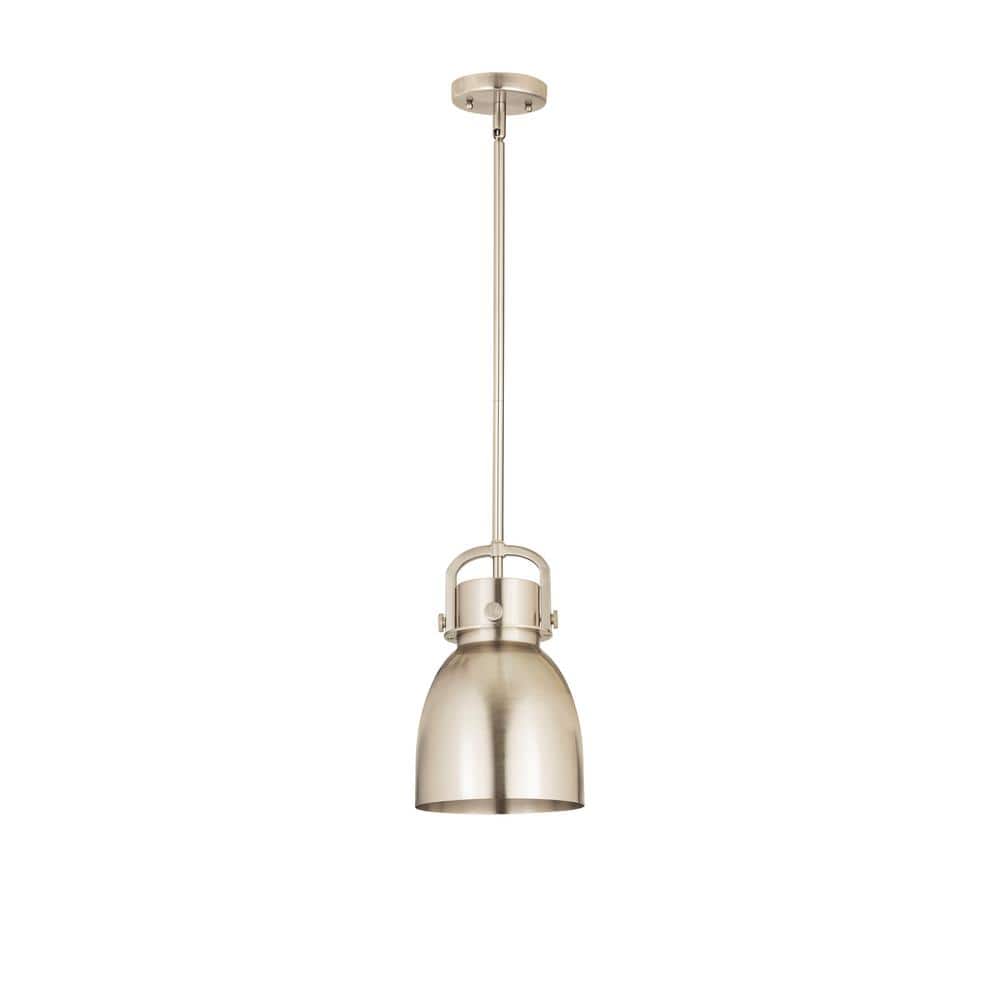 Satin Nickel 11.75" Indoor Globe Pendant Light