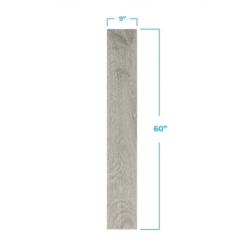 Akaroa Ash 9" x 60" Waterproof Vinyl Plank Flooring
