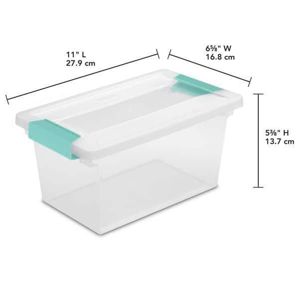 Sterilite Ice Cube Bin 6H White