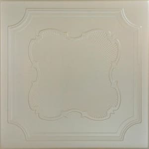 Coronado Lenox Tan 1.6 ft. x 1.6 ft. Decorative Foam Glue Up Ceiling Tile (21.6 sq. ft./case)